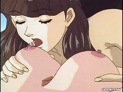 Dirty Young Anime Girls Lick Each Other Pussies Clean